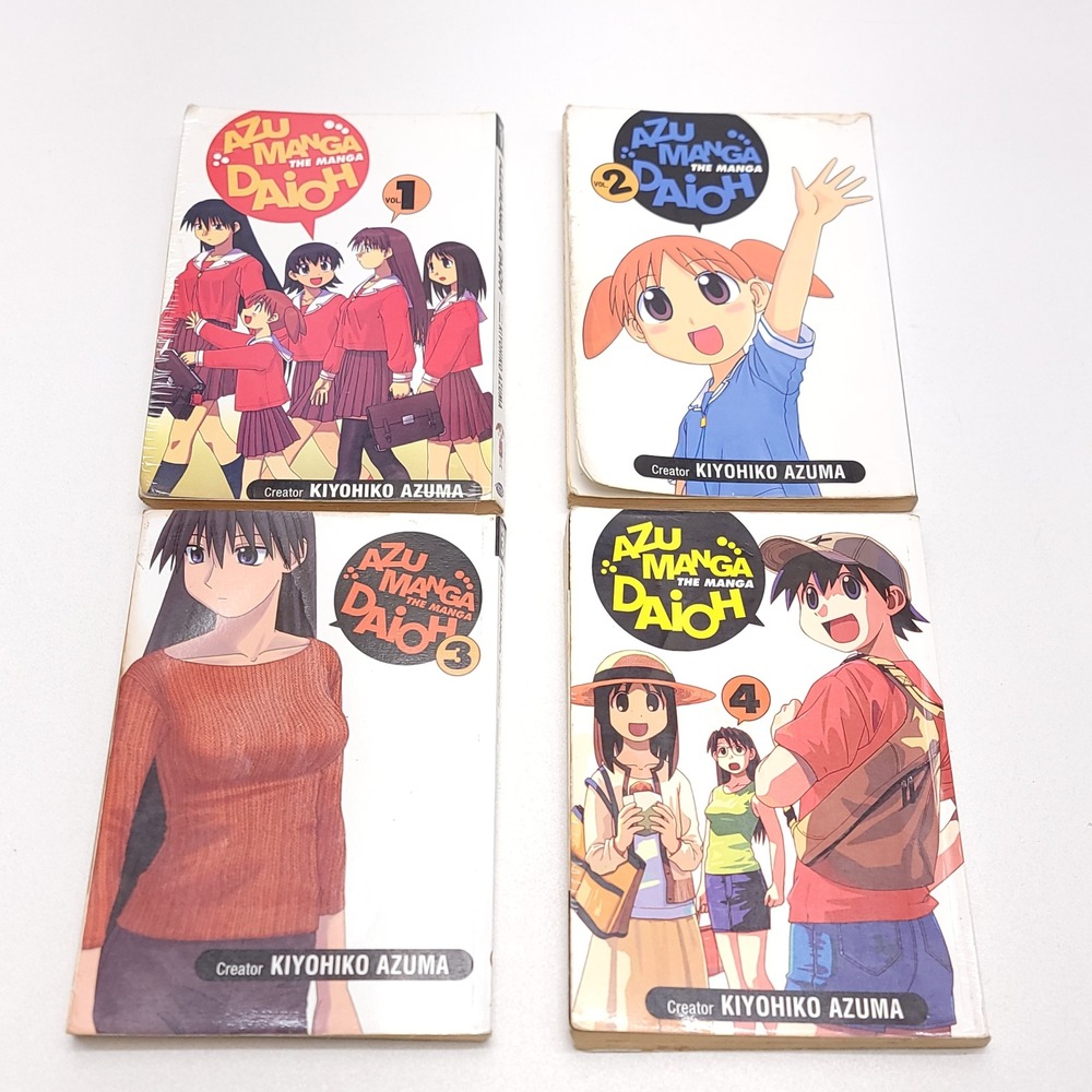Azumanga Daioh The Manga Vol 1-4 Complete Set Kiyohiko Azuma ADV Manga English